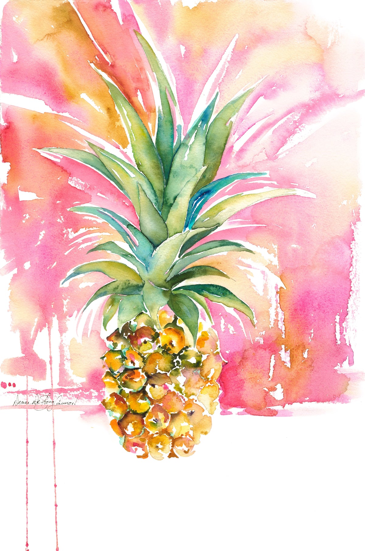 Pineapple Tropicale Fine Art Print