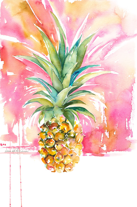 Pineapple Tropicale Fine Art Print